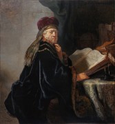 Ученый в своем кабинете - Рембрандт, Харменс ван Рейн
