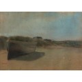 Лодка на песке, 1869 - Дега, Эдгар