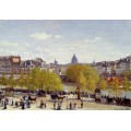 Вид на  Лувр, 1867 - Моне, Клод