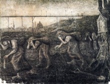 Шахтеры-женщины несут мешки, несущие бремя (The Bearers of the Burden), 1881 - Гог, Винсент ван