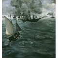 Сражение между кораблями «Кирсардж» и «Алабама» - Мане, Эдуард