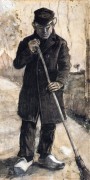 Мужчина с метлой (A Man with a Broom), 1881 - Гог, Винсент ван