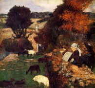 Пастушки Бретона, 1886 - Гоген, Поль 