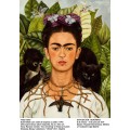 Автопортрет с терновым ожерельем и колибри - Кало, Фрида