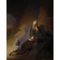 Иеремия, оплакивающий разрушение Иерусалима - Рембрандт, Харменс ван Рейн