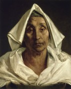 Портрет пожилой итальянки - Жерико, Теодор Жан Луи Андре