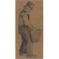 Старик с ведром (Old Man Carrying a Bucket), 1882 - Гог, Винсент ван