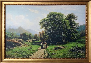 Швейцарский пейзаж. И.И. Шишкин.