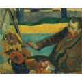 Ван Гог рисует подсолнухи - Гоген, Поль 