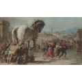 Шествие троянского коня в Трою - Тьеполо, Джованни Баттиста