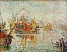 Парусные лодки на канале Джудекка, Венеция - Синьяк, Поль