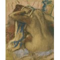 Дама сушит волосы, 1885 - Дега, Эдгар
