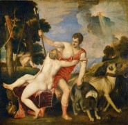 Венера и Адонис - Тициан Вечеллио