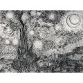 Звездная ночь (эскиз) (Starry Night (study)), 1889 - Гог, Винсент ван