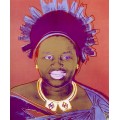 Правящие королевы, Нтомби лаТвала королева Свазиленда (Les Reines gouvernantes, Ntombi Twala du Swaziland), 1985 - Уорхол, Энди