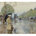 Дождливый день на авеню, 1893 - Хассам, Фредерик Чайлд 