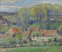 Дом художника весной, 1909-11 -  Бюхр, Карл Альберт