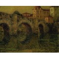 Мост в сумерках, Динан, 1911 - Сиданэ, Анри Эжен Огюстен Ле 