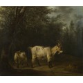 Коза с козленком - Велде, Адриан ван де