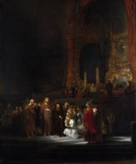 Христос и грешница - Рембрандт, Харменс ван Рейн