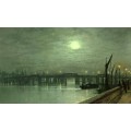 Мост Баттерси в лунную ночь - Гримшоу, Джон Аткинсон
