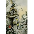 Кормушка с зимними птицами - Доннер, Карл (20 век)