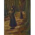 Две женщины в лесу (Two Women in a Wood), 1882 - Гог, Винсент ван