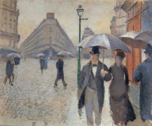 Парижская улица в дождливую погоду (этюд) - Кайботт, Густав