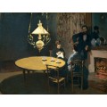 Интерьер после ужина, 1868-1869 - Моне, Клод