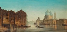 Венецианский пейзаж с видом на Санта-Мария делла Салюте - Зиген, Август фон