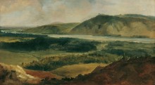 Дунайский пейзаж под Веной - Бранд, Иоганн Кристиан