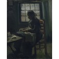 Женщина за шитьем (Woman Sewing), 1885 - Гог, Винсент ван