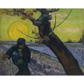 Сеятель на закате солнца (Sower with Setting Sun), 1888 - Гог, Винсент ван