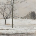Монматр под снегом - Рафаэлли, Жан Франсуа
