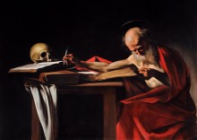 Пишущий святой Иероним - Караваджо, Микеланджело Меризи да
