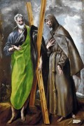 Апостол Андрей и святой Франциск - Греко, Эль