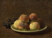 Персики и виноград - Фантен-Латур, Анри