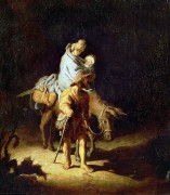 Бегство в Египет - Рембрандт, Харменс ван Рейн