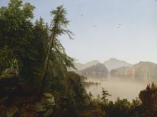 Пейзаж с видом на реку Гудзон - Кенсетт, Джон Фредерик