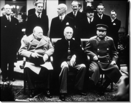 Сталин, Черчилль и Рузвельт в  Ялте