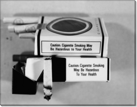 Предупреждение  на  пачке сигарет