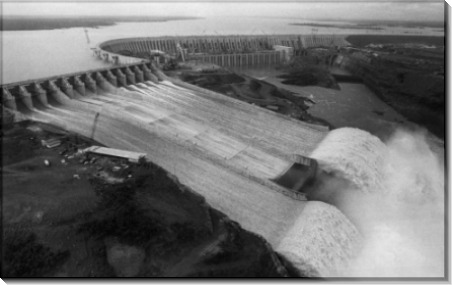 Обзор водосброса плотины Итайпу