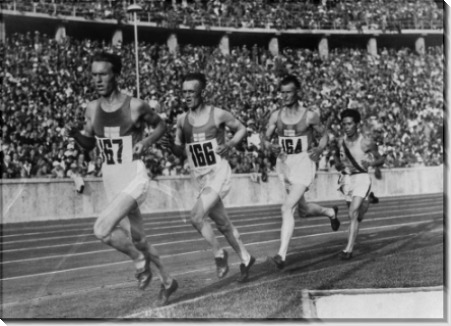 Олимпийские бегуны  8 августа 1936