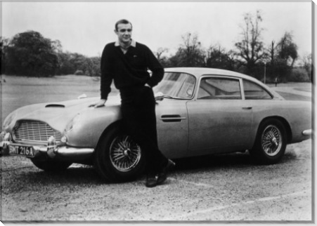 Шон Коннери с Aston Martin (Остин Мартин) агента 007
