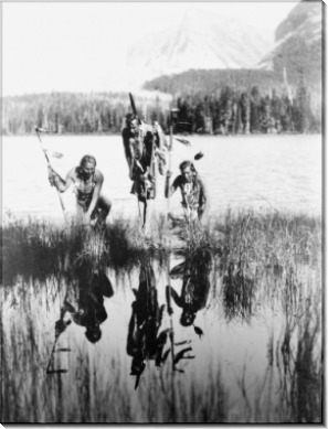 Индейцы возле озера - Гендро, Филипп