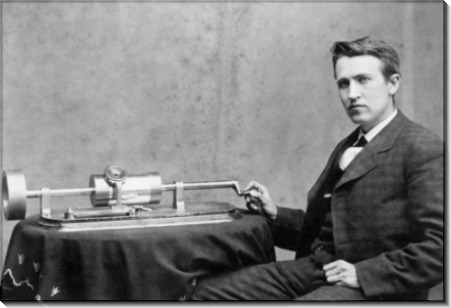 Томас Эдисон и фонограф