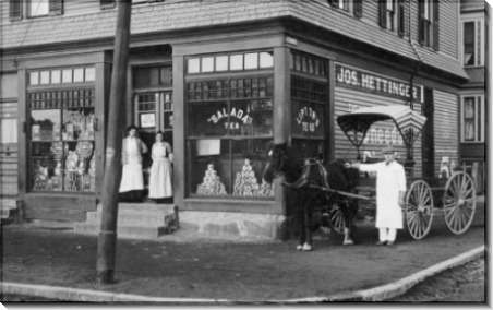 Продуктовый магазин в начале 1900-х
