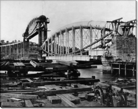 Строительство моста  в Англии