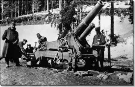 Французские тяжелые пушки, Первая мировая война