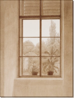 Окно с видом на парк - Фридрих, Каспар Давид